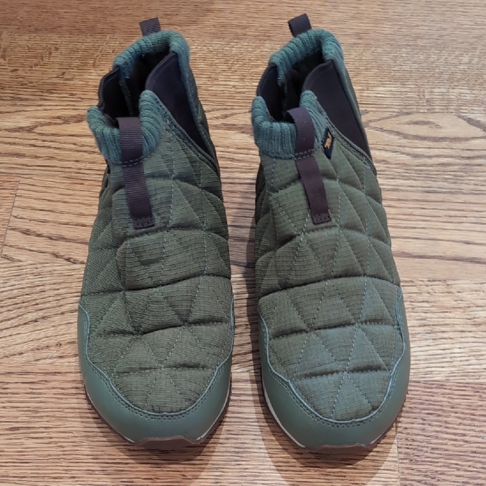 Teva Women's Quilted Ember Moc Slip-On Sneakers - Olive Green Size 6